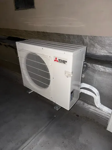 Outdoor Mitsubishi unit