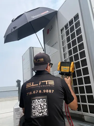 New LG VRF system — final startup after installation