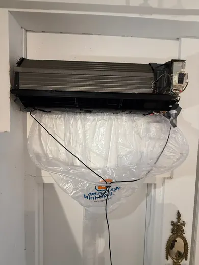 Indoor unit cleaning and maintenance
